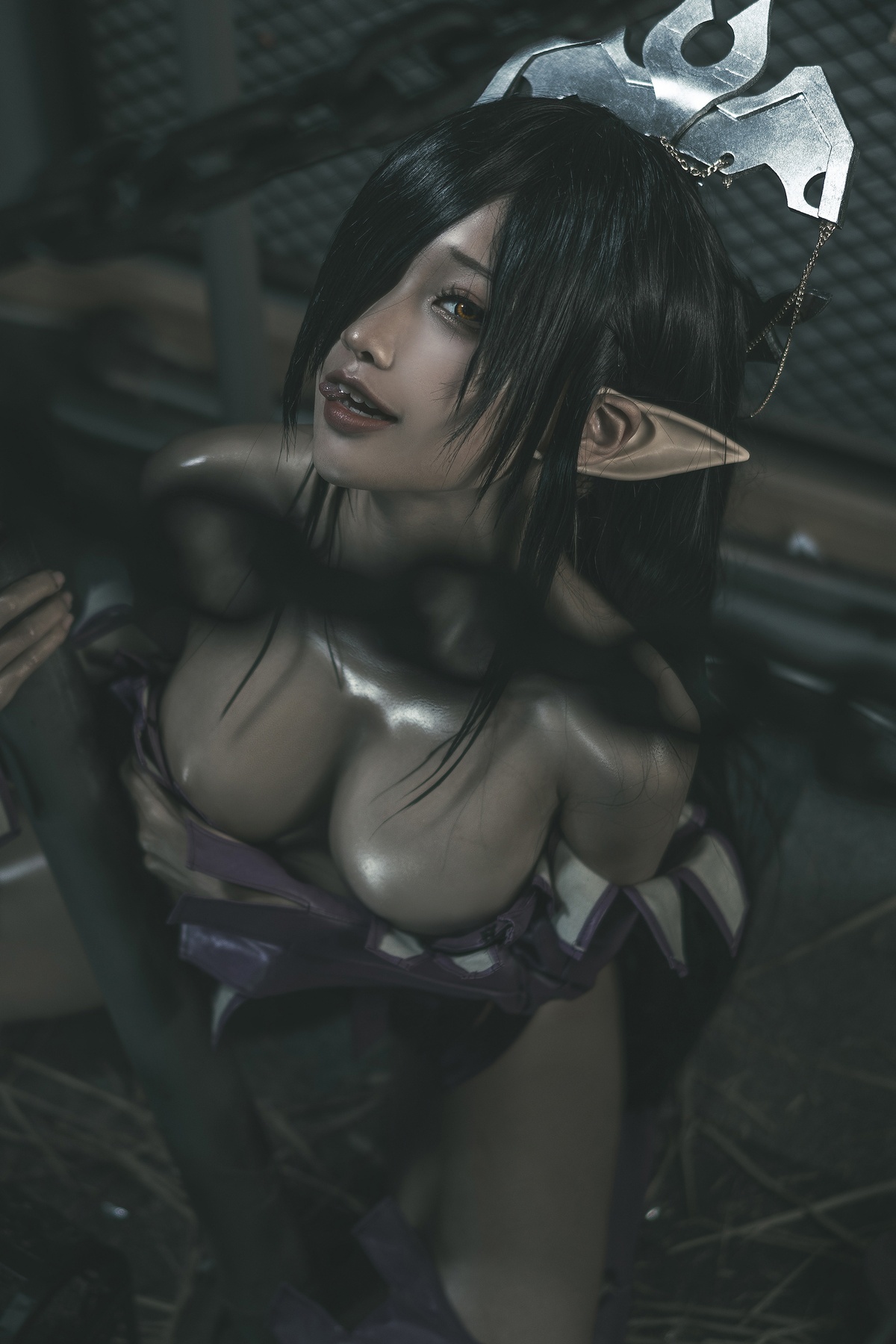 图片[2]-蠢沫沫 – NO.117 黑兽 女王之原设35p-COS世界