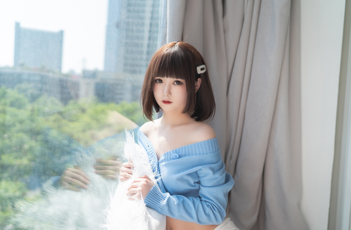 「微博红人」向小圆 – NO.01 蓝色之夏-COS世界