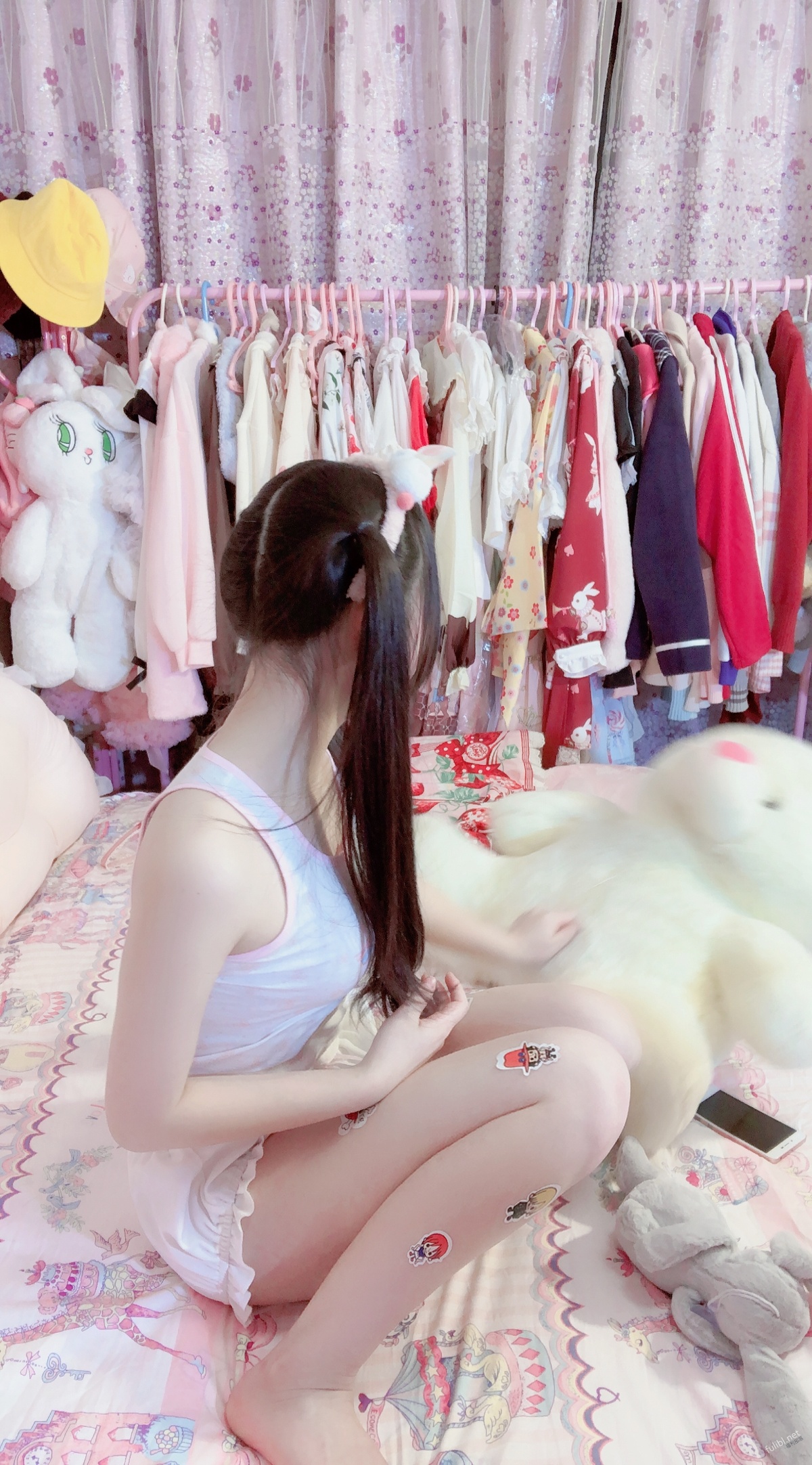 图片[3]-「网红萝莉」小野樱 – NO.02 床上的睡裙小可爱-COS世界