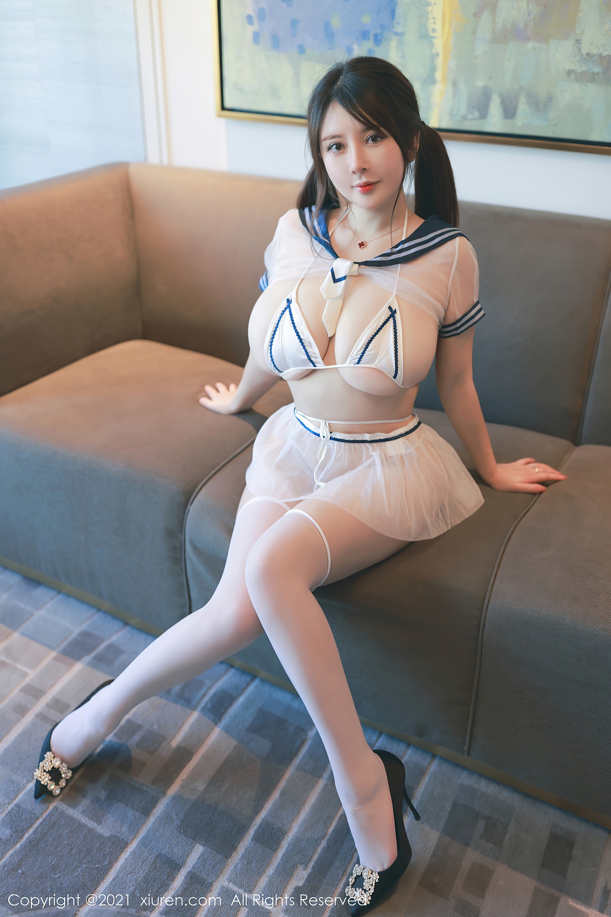图片[2]-2021.01.18 No.3012 奶油妹妹-白丝-COS世界