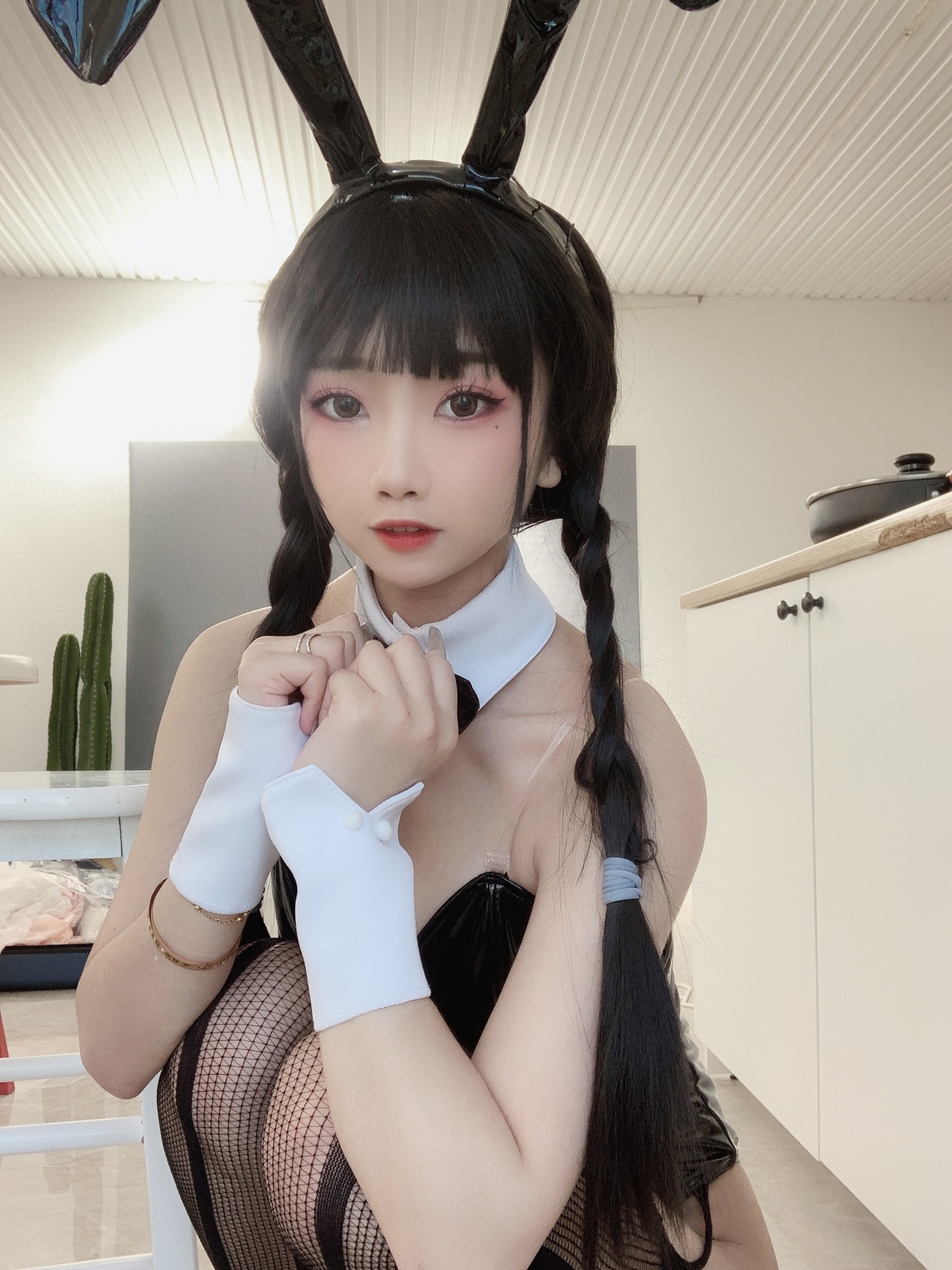 鬼畜瑶 NO.031 黑色兔女郎-COS世界