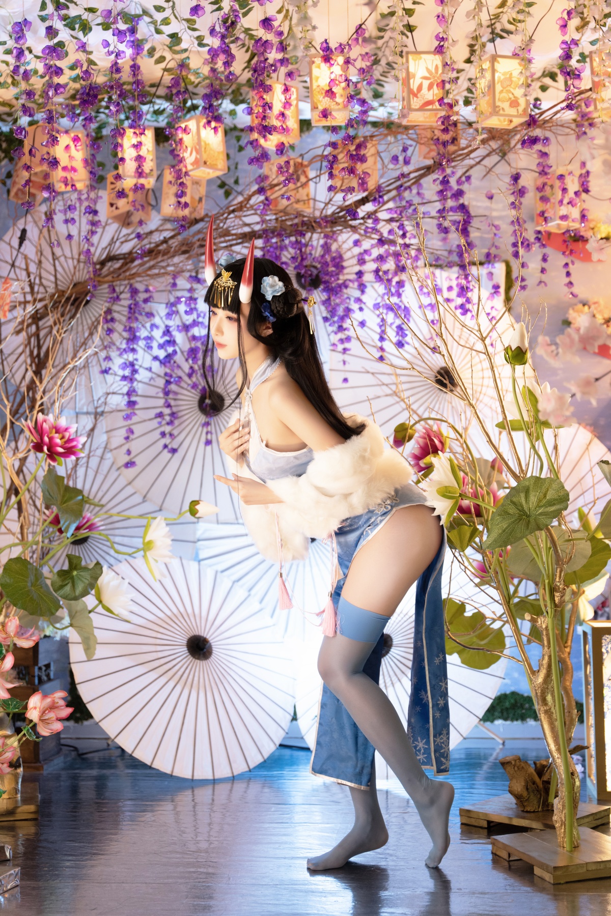 图片[2]-微博Coser@Shika小鹿鹿 – NO.75 能代旗袍-COS世界