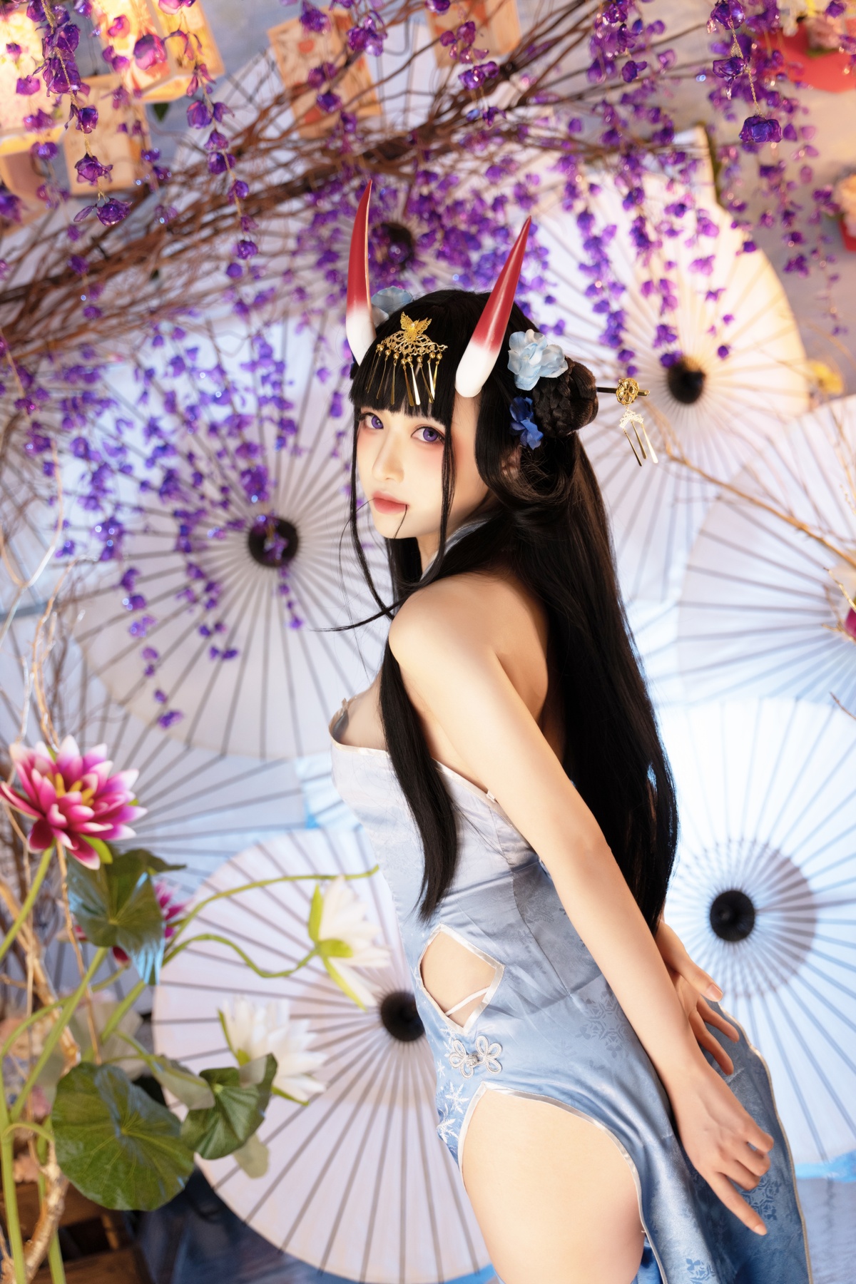 微博Coser@Shika小鹿鹿 – NO.75 能代旗袍-COS世界