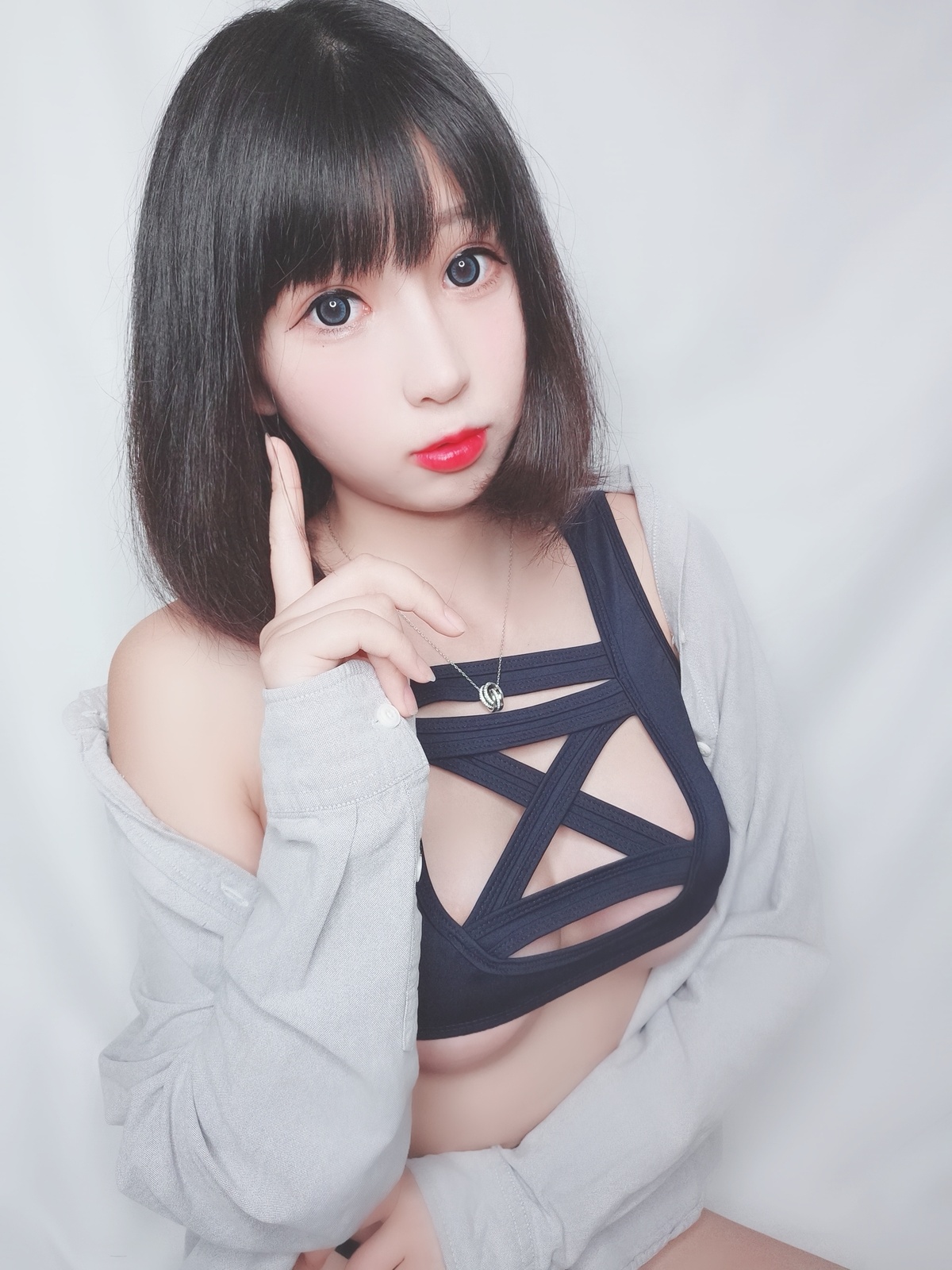 图片[3]-【小酥酱】黑米粥的斗鱼飞机写真礼包8套-4-COS世界