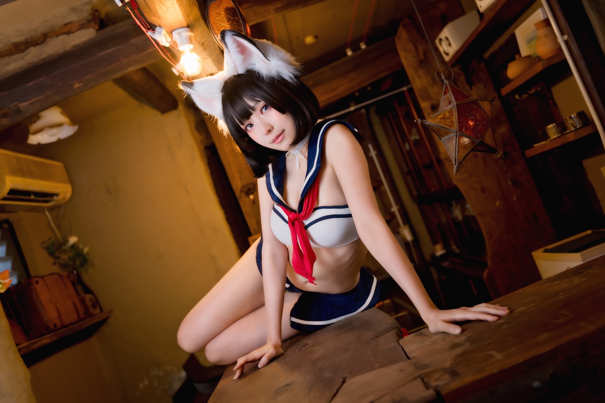 图片[5]-「2021妹子图合集」ElyEE子 – NO.79 Kemomimi Izakaya 獸耳居酒屋-COS世界