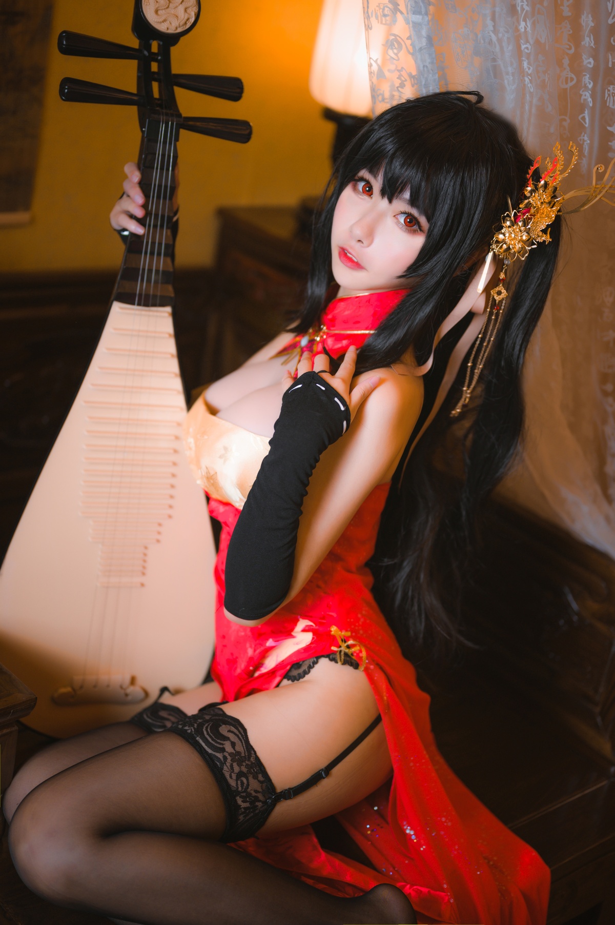 图片[5]-「微博红人」Momoko葵葵 – NO.24 -真爱 大凤本子-旗袍-COS世界