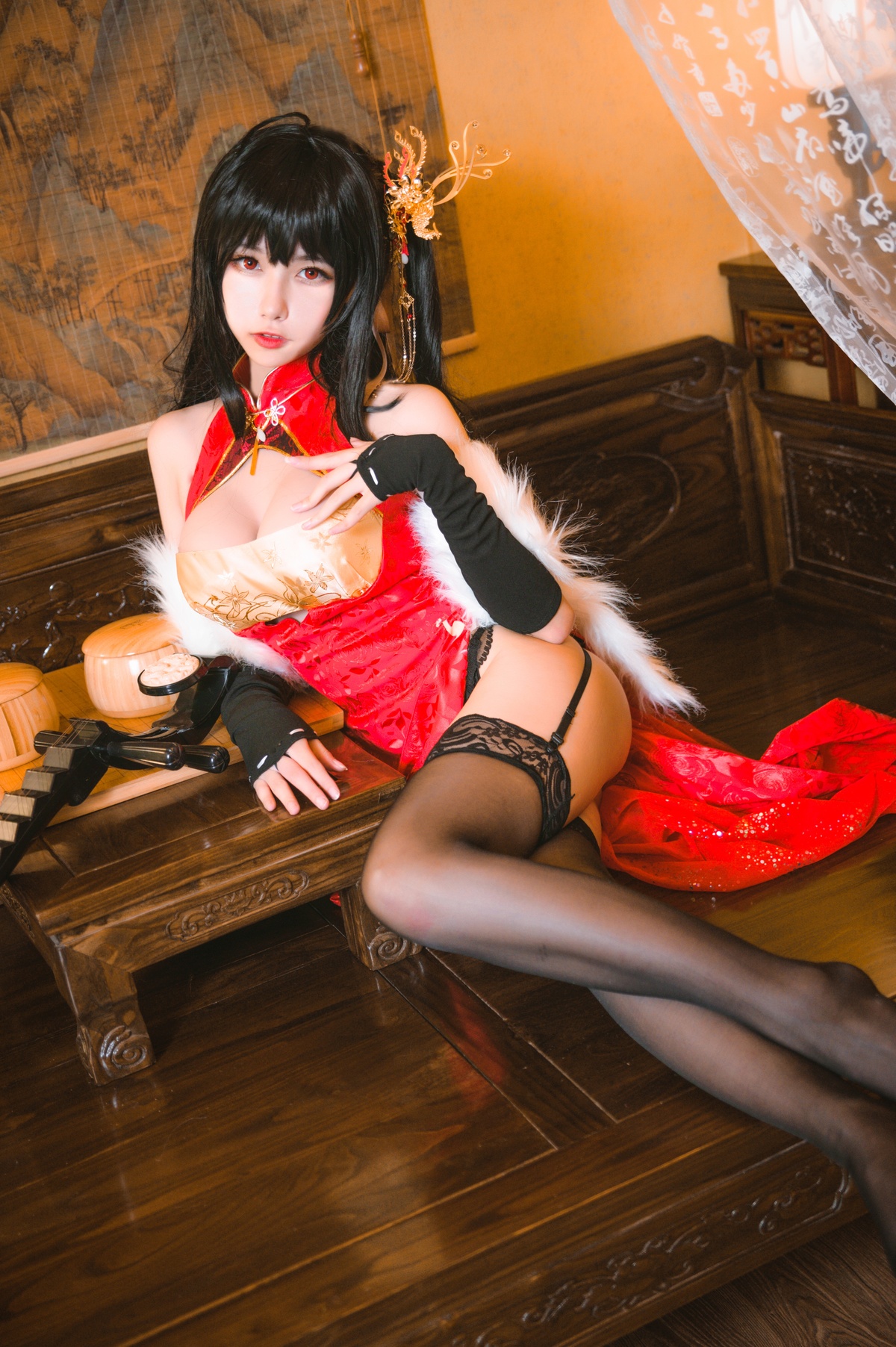 图片[3]-「微博红人」Momoko葵葵 – NO.24 -真爱 大凤本子-旗袍-COS世界