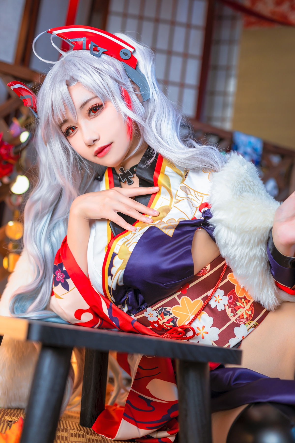 图片[2]-「微博红人」Momoko葵葵 – NO.19 欧根亲王 COS本子-和服-COS世界
