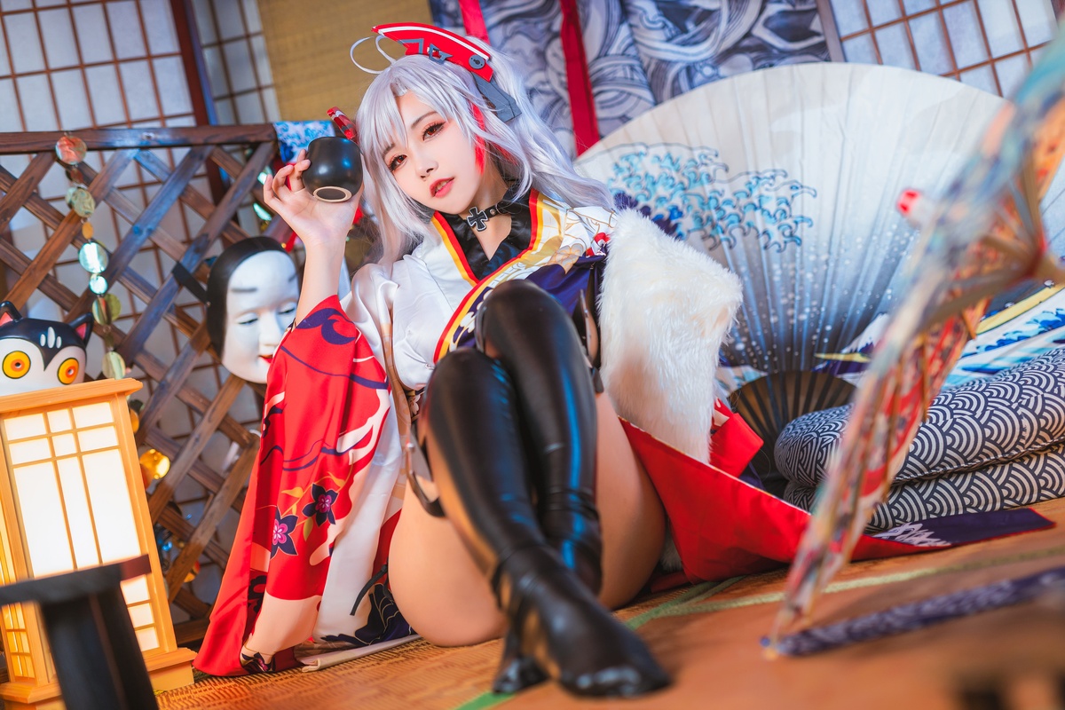 图片[5]-「微博红人」Momoko葵葵 – NO.19 欧根亲王 COS本子-和服-COS世界
