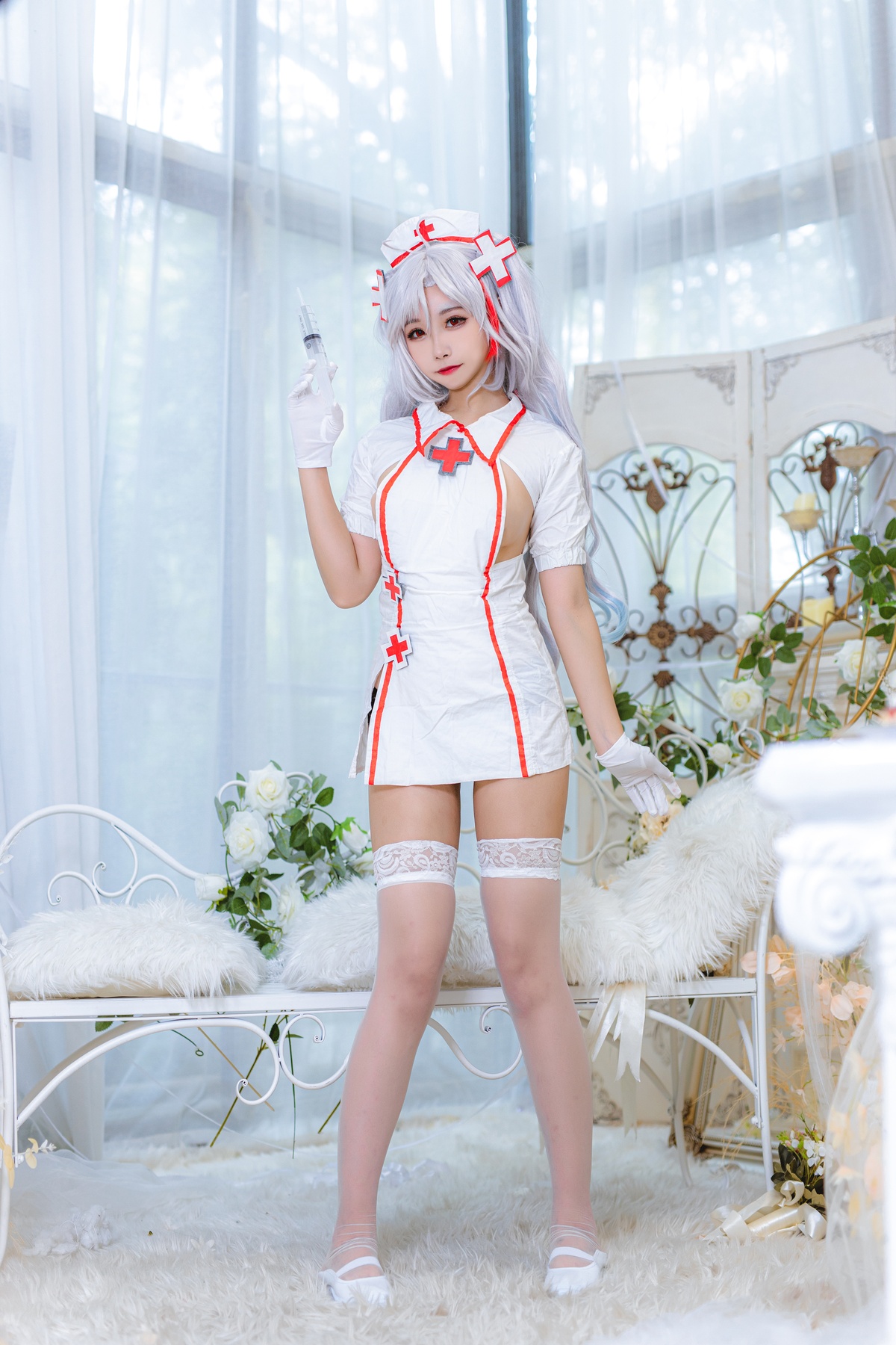 图片[3]-「微博红人」Momoko葵葵 – NO.19 欧根亲王 COS本子-护士-COS世界
