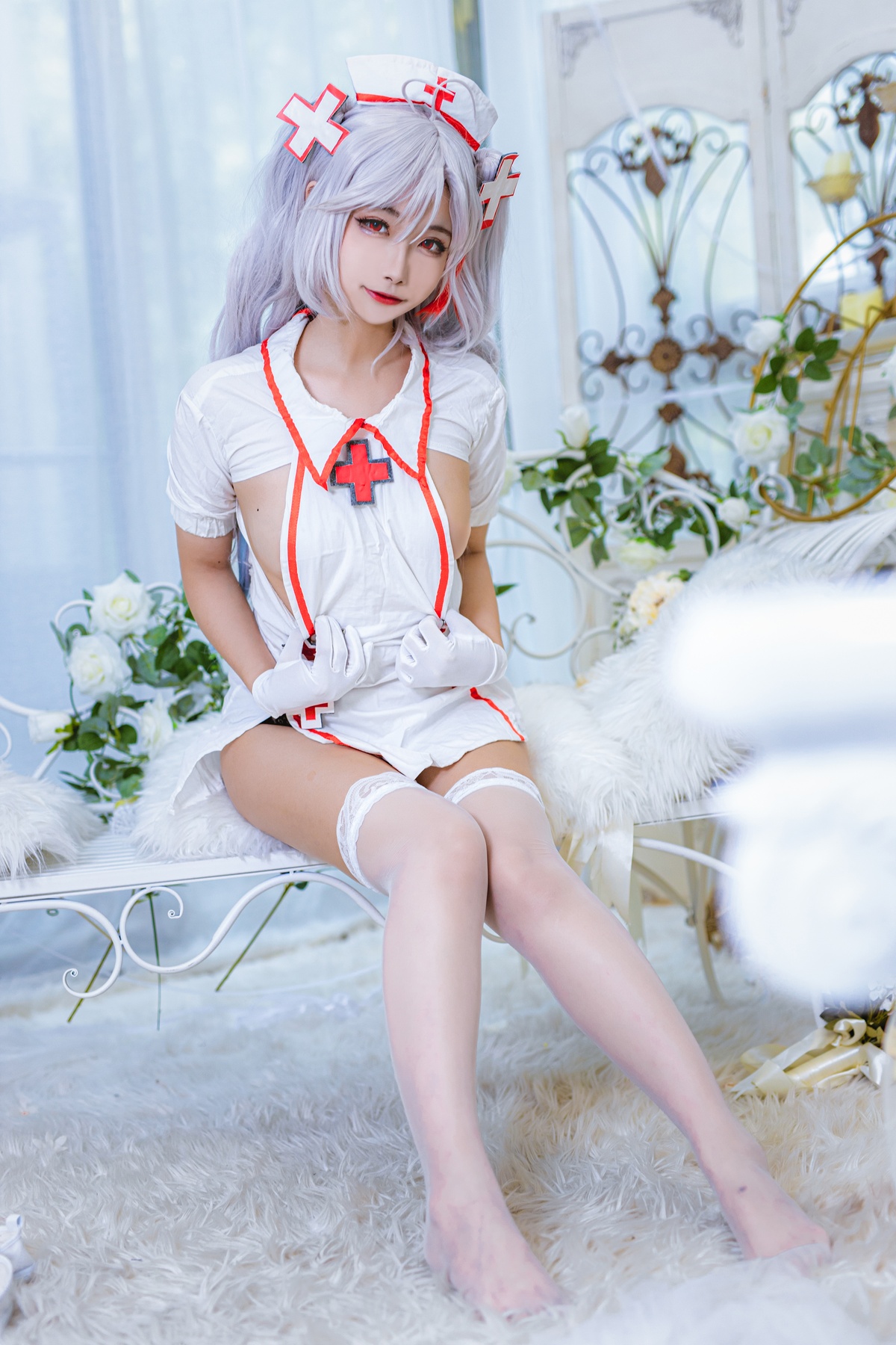 图片[4]-「微博红人」Momoko葵葵 – NO.19 欧根亲王 COS本子-护士-COS世界