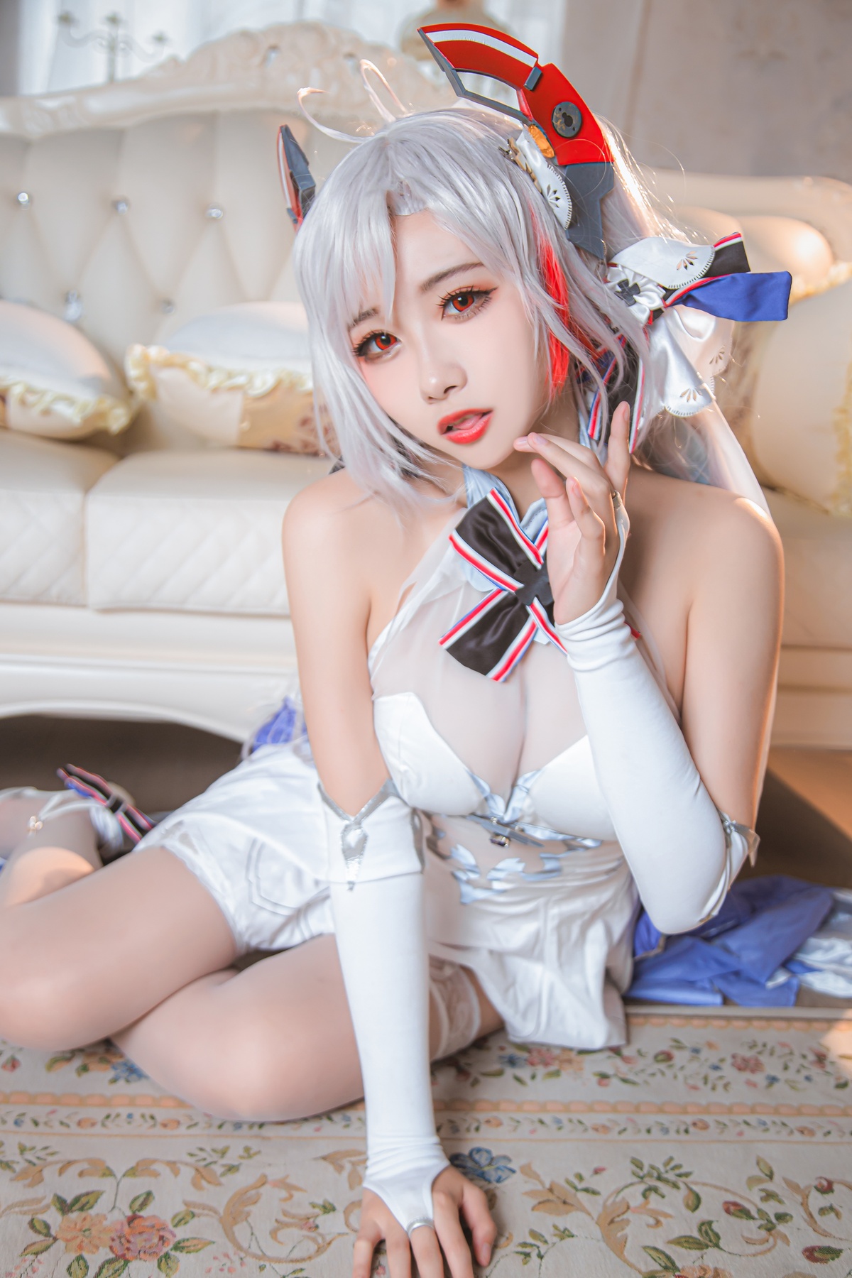 图片[3]-「微博红人」Momoko葵葵 – NO.19 欧根亲王 COS本子-花嫁-COS世界