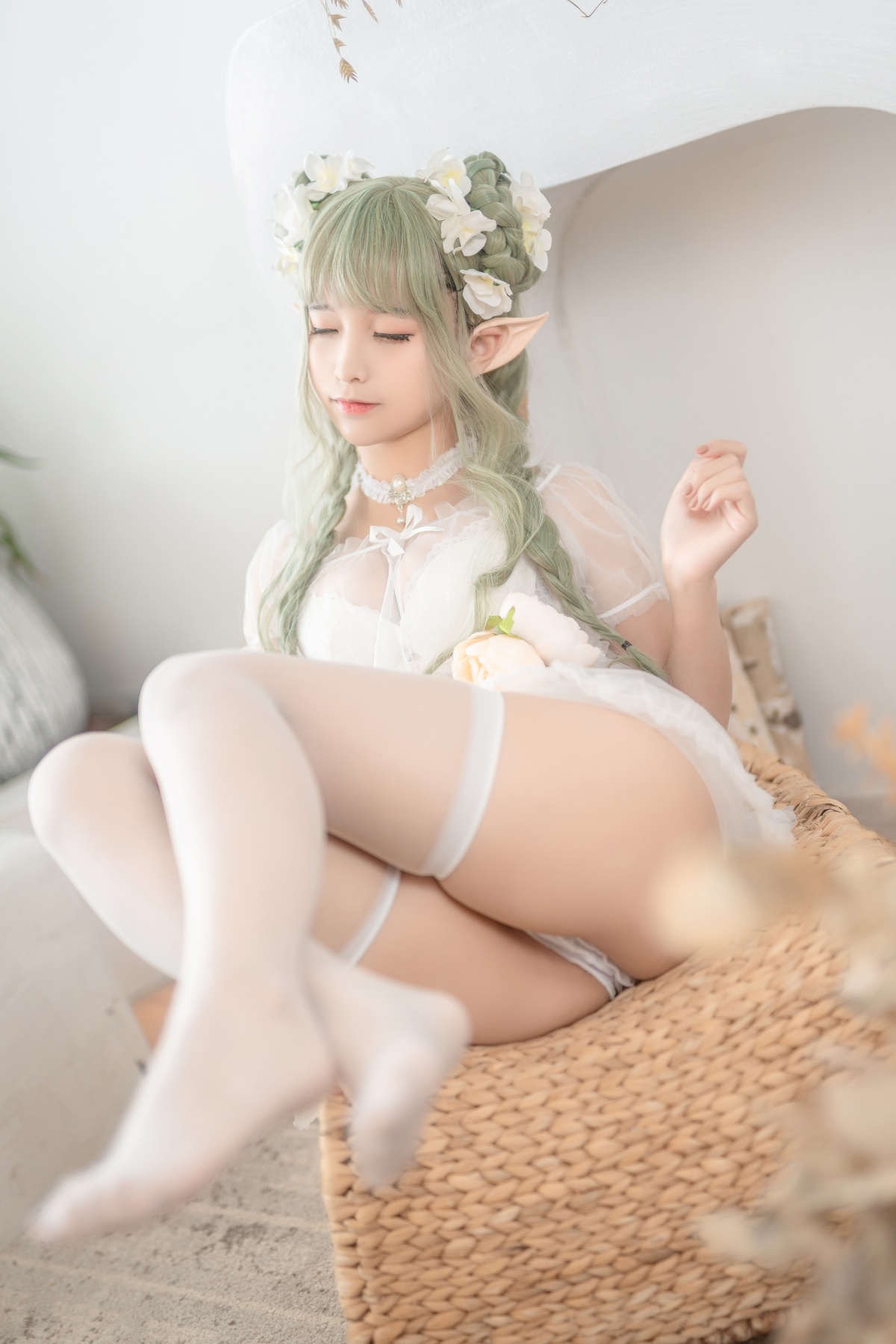 图片[3]-蠢沫沫 – NO.119《尖耳国度》绿精灵-COS世界