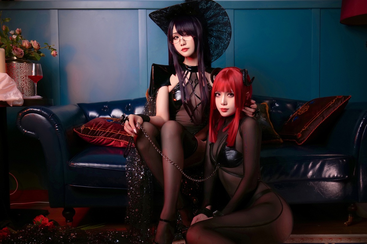微博Coser@晓美嫣×羊大真人《魔女集会》-COS世界