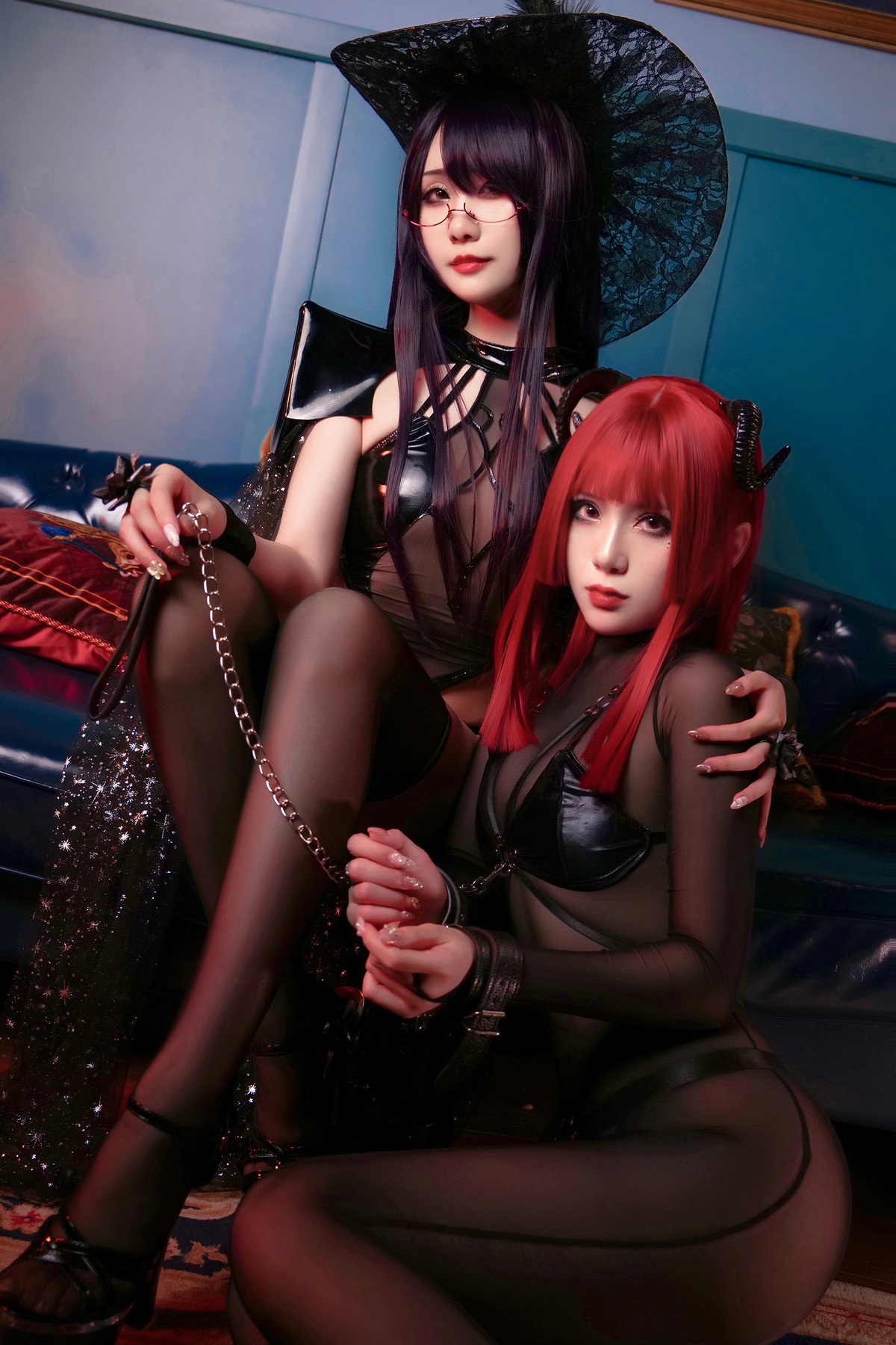 图片[2]-微博Coser@晓美嫣×羊大真人《魔女集会》-COS世界