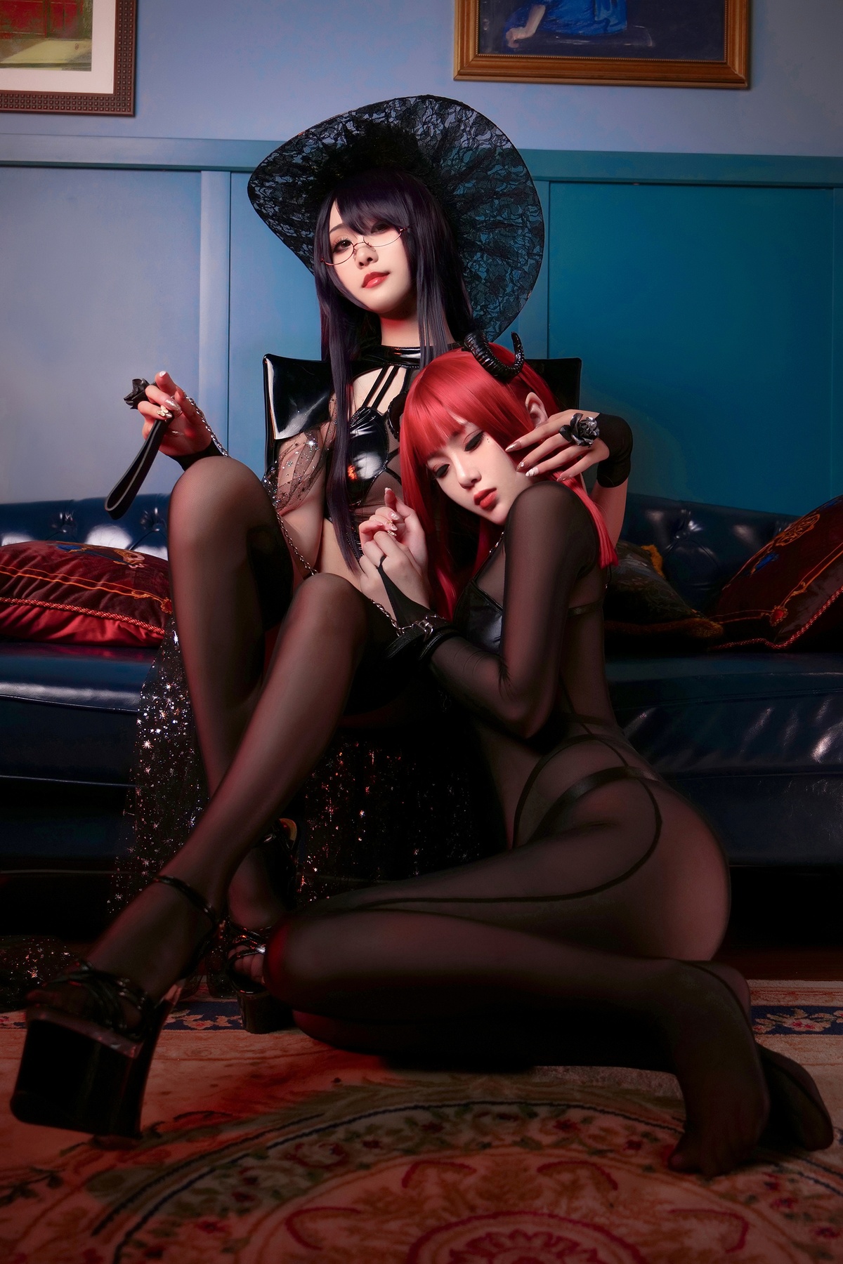 图片[5]-微博Coser@晓美嫣×羊大真人《魔女集会》-COS世界