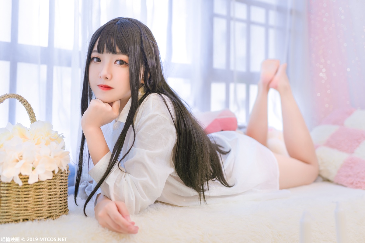 图片[2]-「微博红人」lovely呆玄 – NO.05 男友衬衫-COS世界