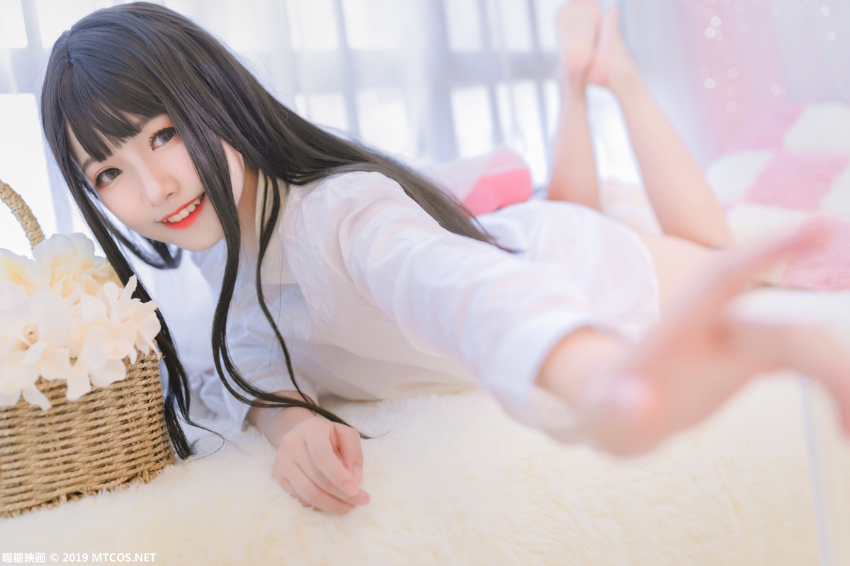 图片[3]-「微博红人」lovely呆玄 – NO.05 男友衬衫-COS世界