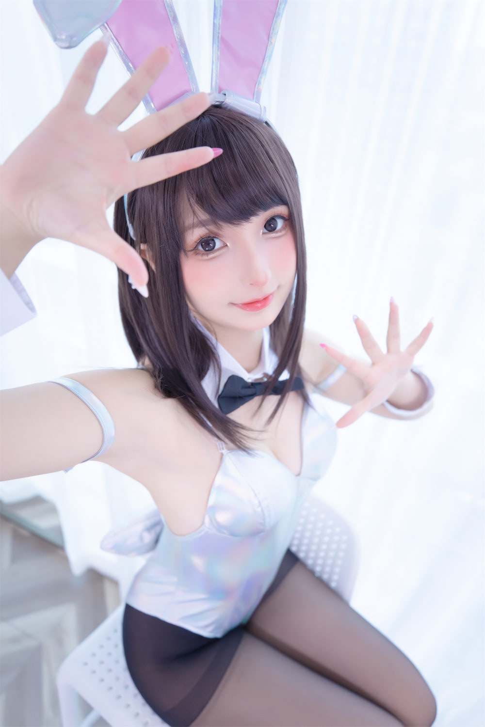 神楽坂真冬 兔女郎与钢管バニーバブル-COS世界