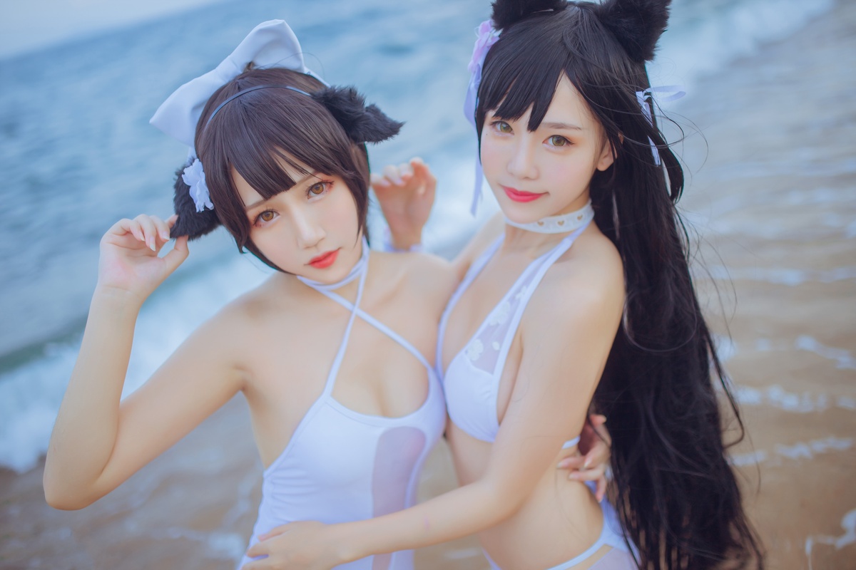 图片[5]-抖娘利世_NO.18 – 獒犬海边泳装-COS世界