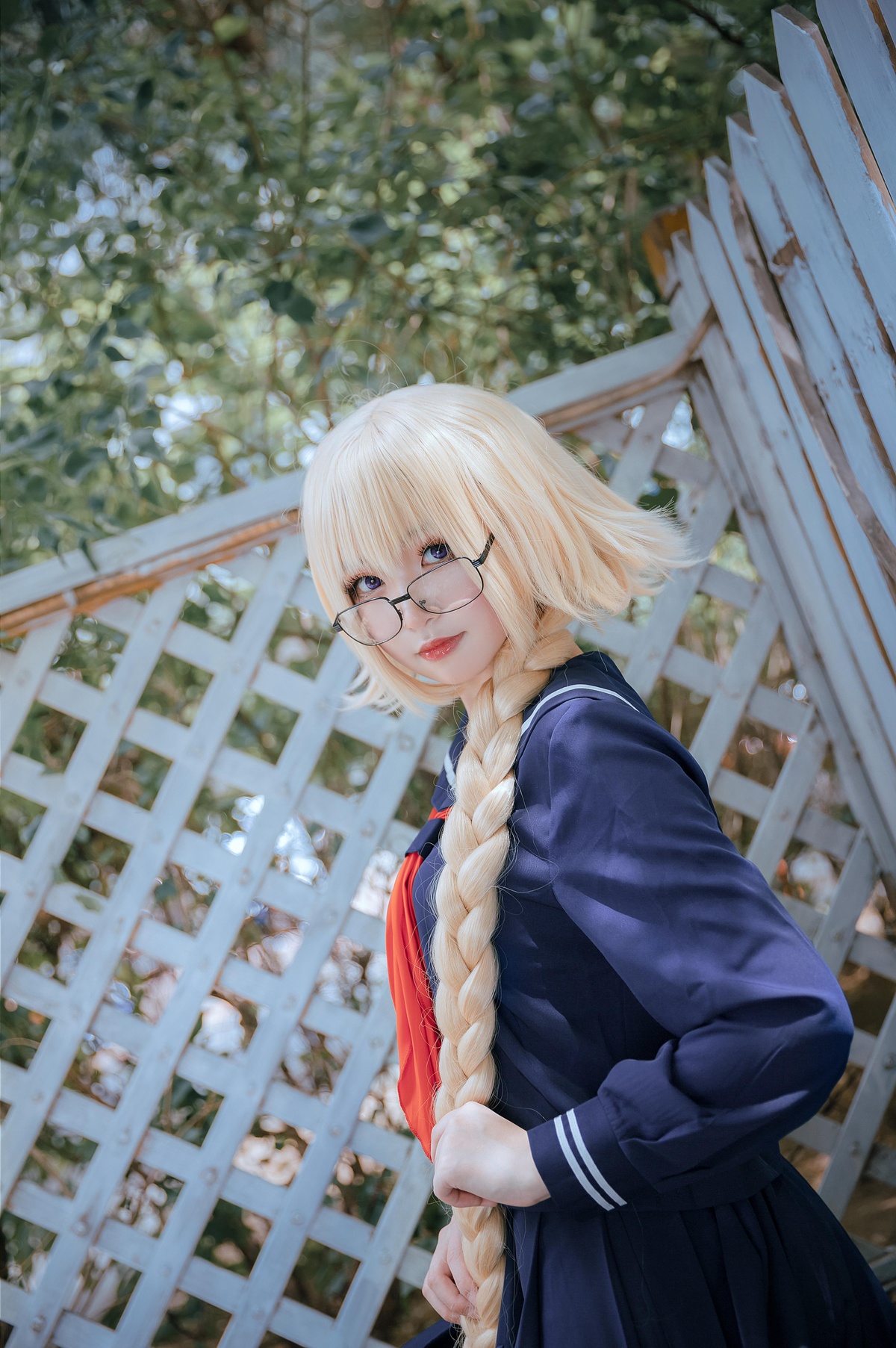 这个泡泡就是逊啦 – NO.01 JK_正片_COS_贞德-COS世界